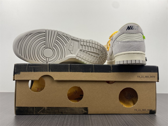 nike dunk low o-w lot 39 dj0950-109