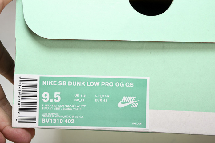 nike sb dunk low T*f*ny green bv1310-402